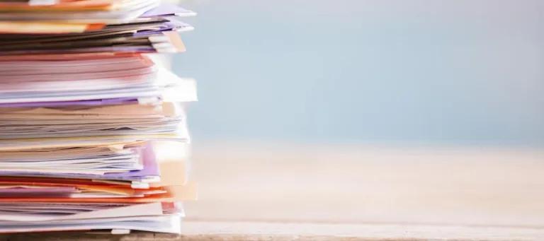 Stack of papers